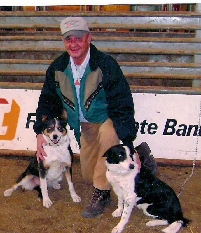 Billy Pickel with dogs